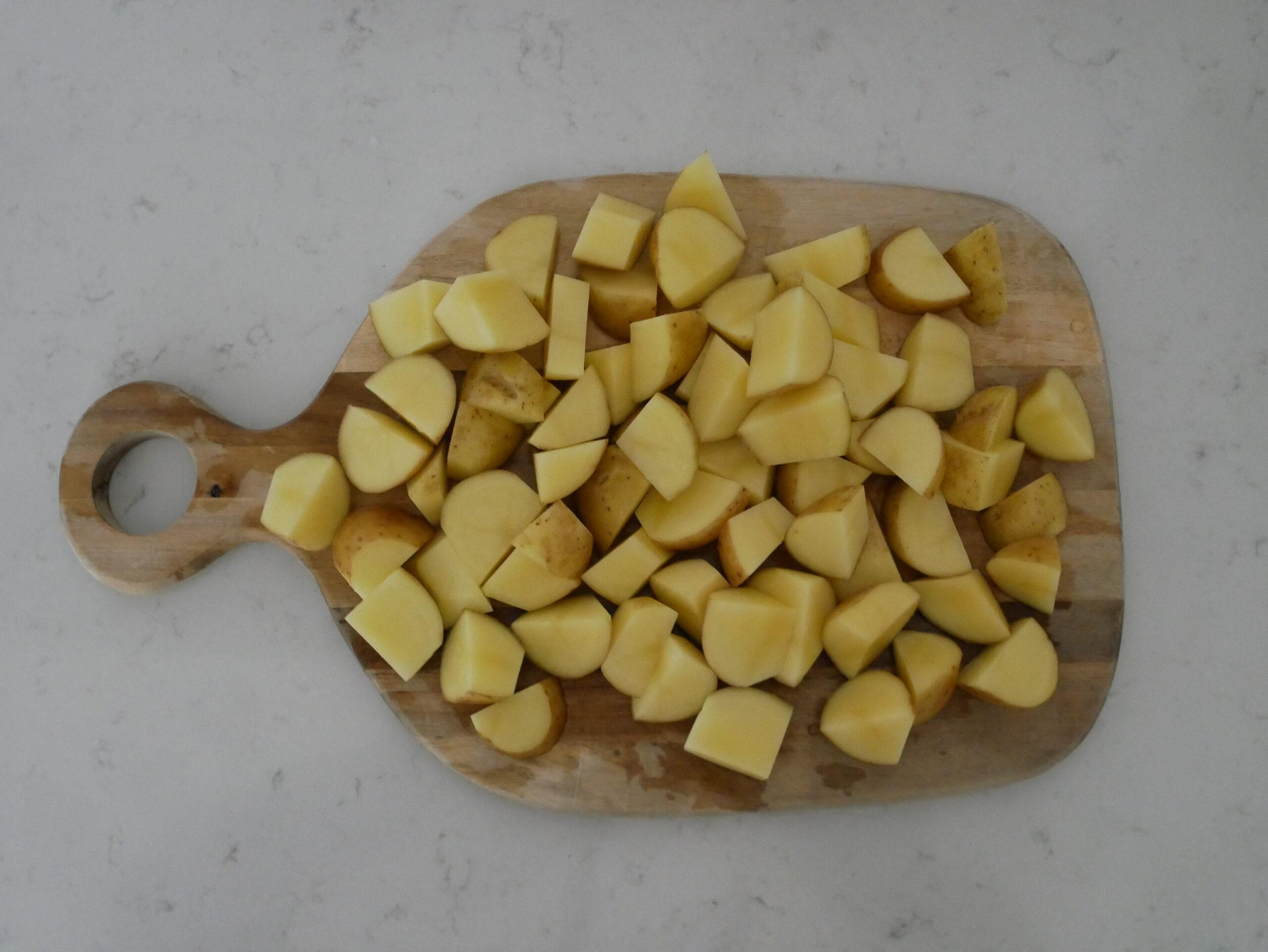 krispig rostad potatis